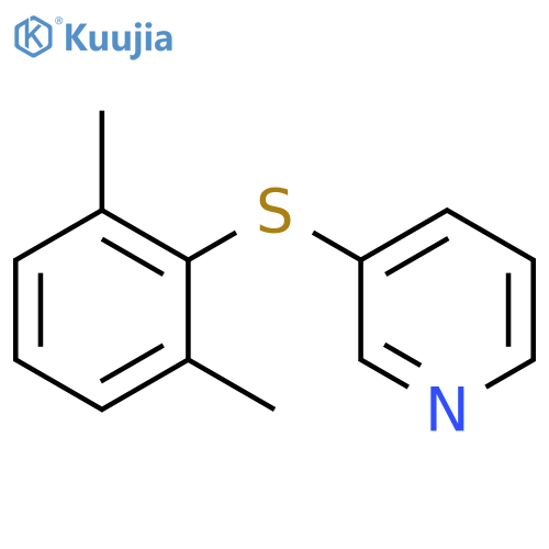 3-[(2,6-Dimethylphenyl)thio]pyridine structure