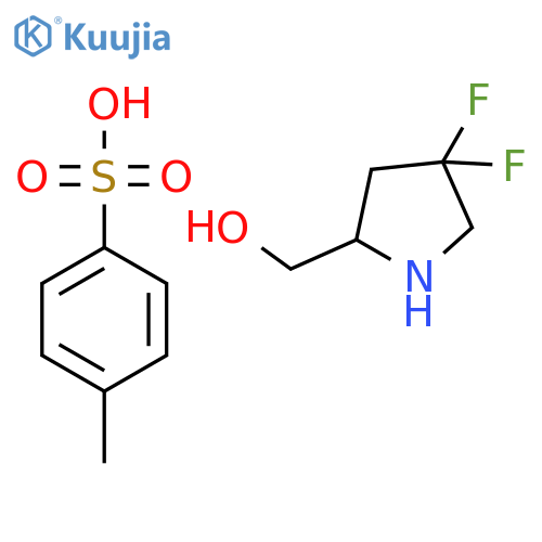 (R)-(4,4-Difluoro-pyrrolidin-2-yl)-methanol tosylate structure