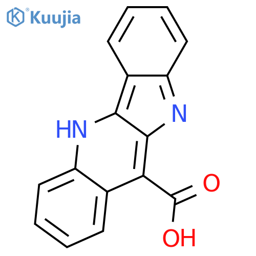 10H-Indolo[3,2-b]quinoline-11-carboxylic acid; 5H-form structure