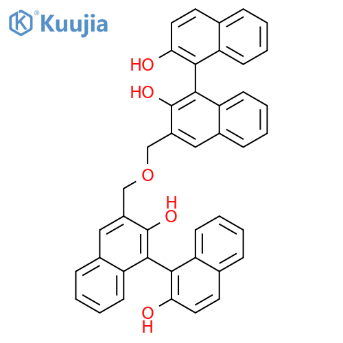 [1,1'-Binaphthalene]-2,2'-diol,3,3''-[oxybis(methylene)]bis-, (1R,1''R)- structure
