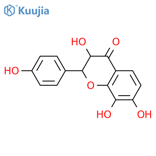 (+-)-4',7,8-Trihydroxy-2,3-trans-dihydroflavonol structure