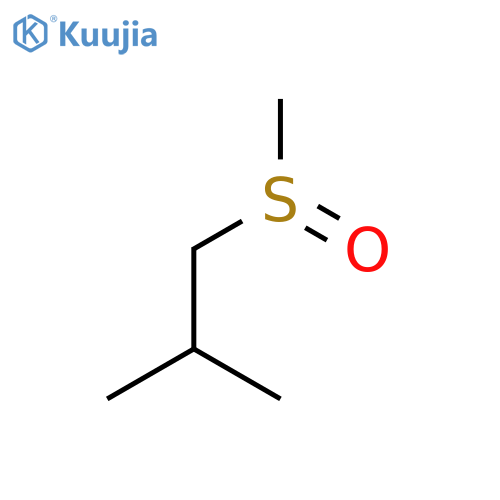 Propane, 2-methyl-1-(methylsulfinyl)- structure