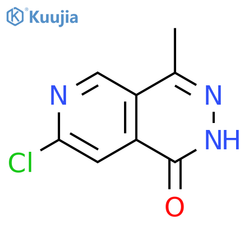 Pyrido[3,4-d]pyridazin-1(2H)-one, 7-chloro-4-methyl- structure