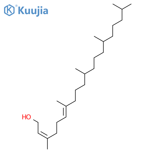 (2Z,6E)-3,7,11,15,19-Pentamethyl-2,6-eicosadien-1-ol structure