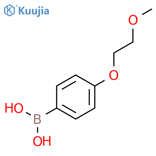 (4-(2-Methoxyethoxy)phenyl)boronic acid structure