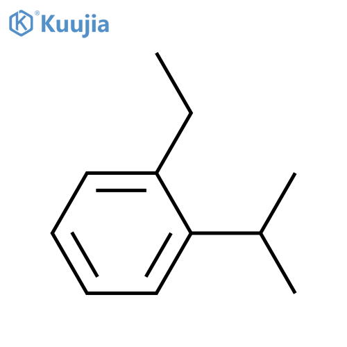 Benzene,ethyl(1-methylethyl)- structure