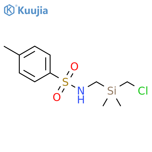 Benzenesulfonamide, N-[[(chloromethyl)dimethylsilyl]methyl]-4-methyl- structure