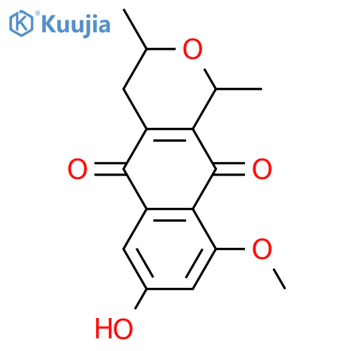 3,4-Dihydro-7,9-dihydroxy-1,3-dimethyl-1H-naphtho[2,3-c]pyran-5,10-dione; (1R,3S)-form, 9-Me ether structure