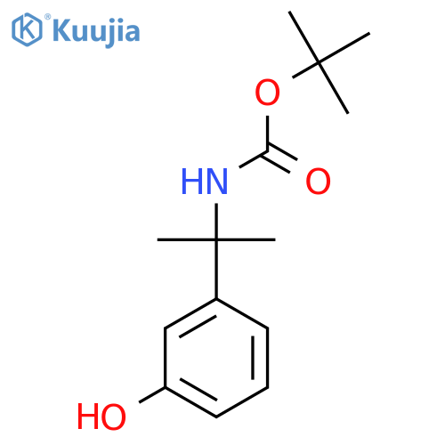 Tert-butyl[1-(3-hydroxyphenyl)-1-methylethyl]carbamate structure