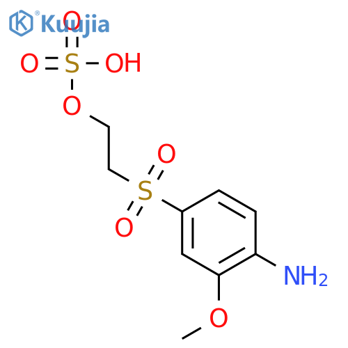 2-[(4-amino-3-methoxyphenyl)sulp structure
