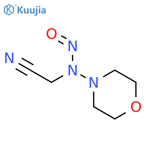 Acetonitrile,2-(4-morpholinylnitrosoamino)- structure