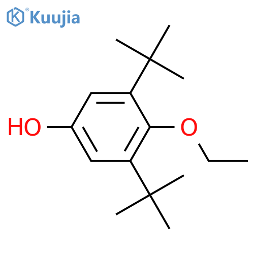 2,6-Di-tert-butyl-1,4-benzenediol; 1-Et ether structure