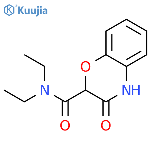 2H-1,4-Benzoxazine-2-carboxamide,N,N-diethyl-3,4-dihydro-3-oxo- structure