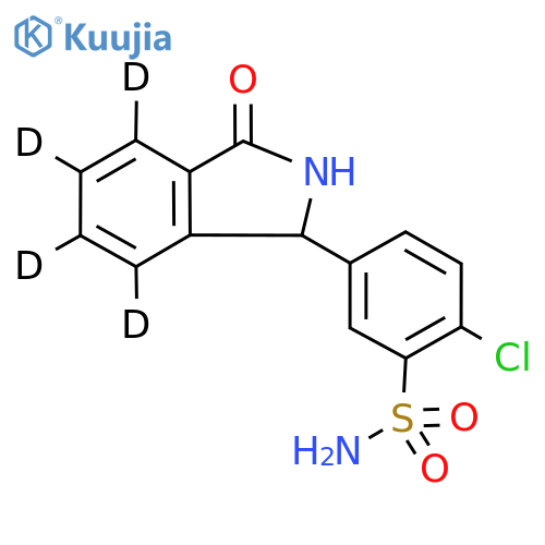 3-Dehydroxy Chlorthalidone-D4 structure