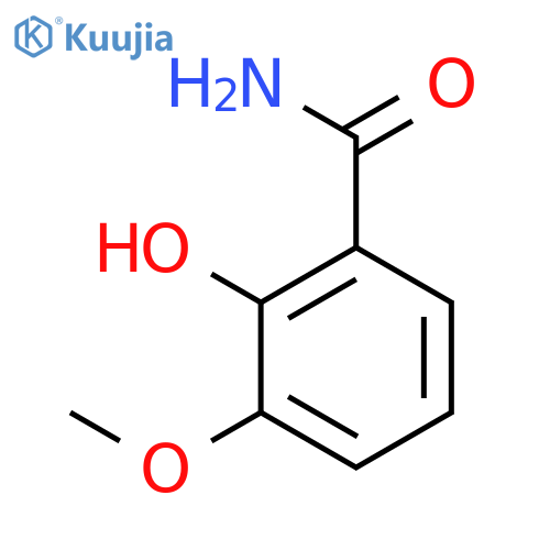 2-Hydroxy-3-methoxybenzamide structure