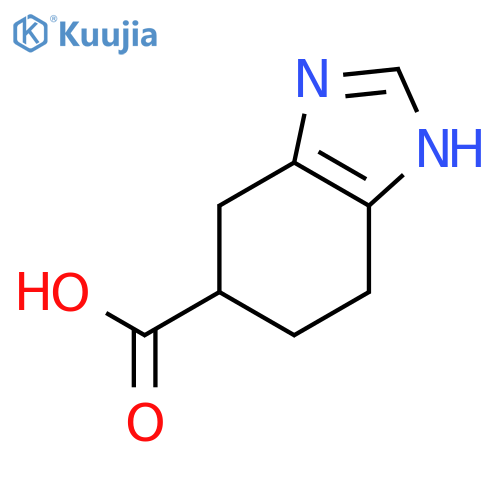 4,5,6,7-tetrahydro-3H-benzimidazole-5-carboxylic acid structure