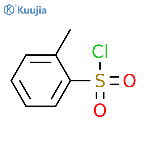 Benzenesulfonylchloride, methyl- structure