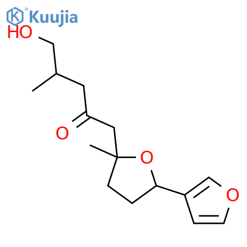 2-Pentanone,5-hydroxy-4-methyl-1-(2,3,4,5-tetrahydro-5-methyl[2,3'-bifuran]-5-yl)- (9CI) structure