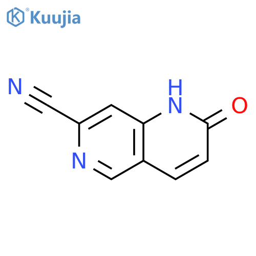 1,6-Naphthyridine-7-carbonitrile, 1,2-dihydro-2-oxo- structure
