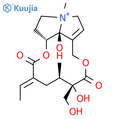 [1,6]Dioxacyclododecino[2,3,4-gh]pyrrolizinium,3-ethylidene-2,3,4,5,6,7,9,11,13,14,14a,14b-dodecahydro-6,14b-dihydroxy-6-(hydroxymethyl)-5,12-dimethyl-2,7-dioxo-,(3Z,5R,6S,14aR,14bS)- (9CI) structure