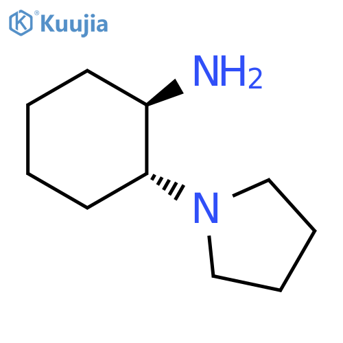 TRANS-2-(PYRROLIDIN-1-YL)CYCLOHEXANAMINE structure