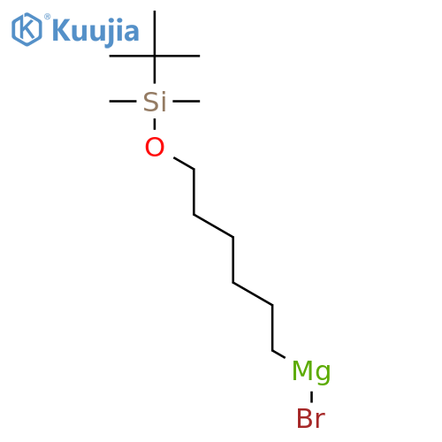 6-(tert-Butyldimethylsiloxy)hexylmagnesium bromide, 0.50 M in THF structure
