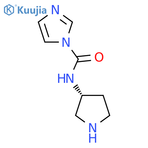 N-[(3R)-pyrrolidin-3-yl]-1H-imidazole-1-carboxamide structure