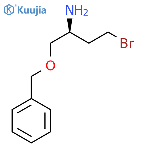 (2S)-1-(benzyloxy)-4-bromobutan-2-amine structure