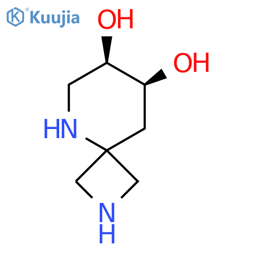 rac-(7R,8S)-2,5-diazaspiro[3.5]nonane-7,8-diol structure