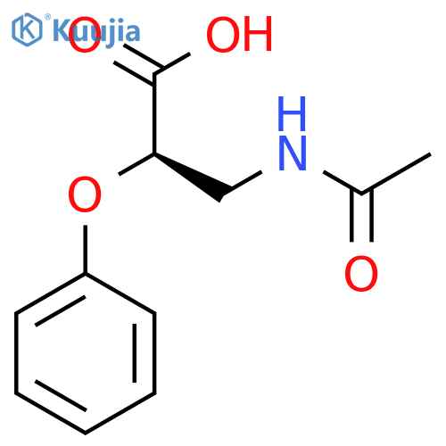 (2R)-3-acetamido-2-phenoxypropanoic acid structure