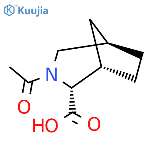 rac-(1R,2S,5S)-3-acetyl-3-azabicyclo3.2.1octane-2-carboxylic acid structure
