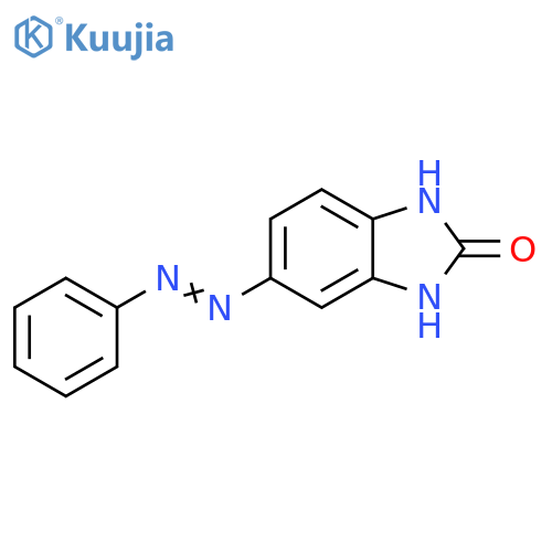 1,3-Dihydro-5-(2-phenyldiazenyl)-2H-benzimidazol-2-one structure