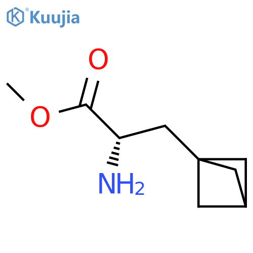 methyl (2S)-2-amino-3-{bicyclo1.1.1pentan-1-yl}propanoate structure