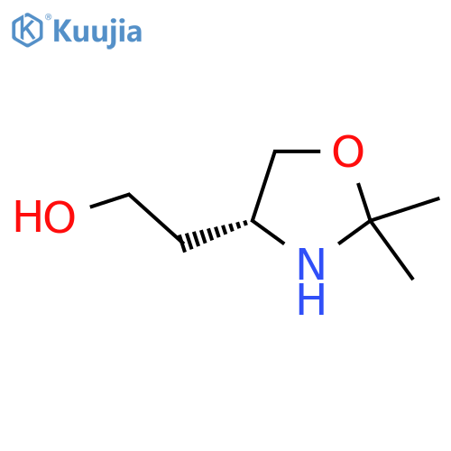 2-[(4R)-2,2-dimethyl-1,3-oxazolidin-4-yl]ethan-1-ol structure
