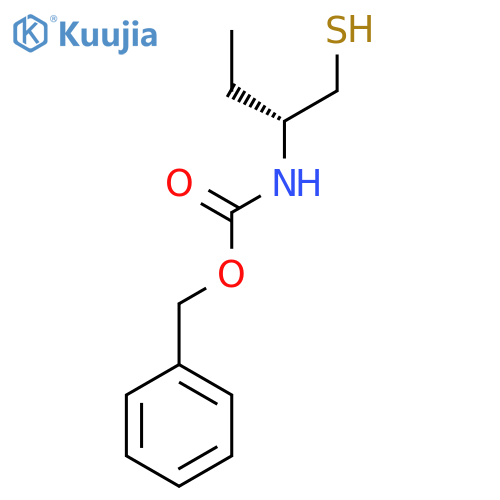 benzyl N-(2R)-1-sulfanylbutan-2-ylcarbamate structure