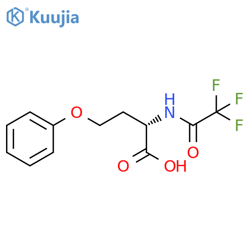 (2S)-4-phenoxy-2-(2,2,2-trifluoroacetamido)butanoic acid structure