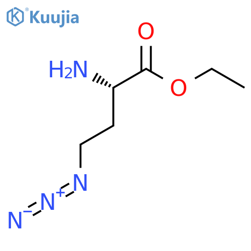 ethyl (2S)-2-amino-4-azidobutanoate structure