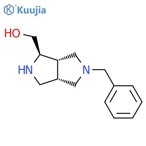 rac-(1R,3aS,6aS)-5-benzyl-octahydropyrrolo3,4-cpyrrol-1-ylmethanol structure