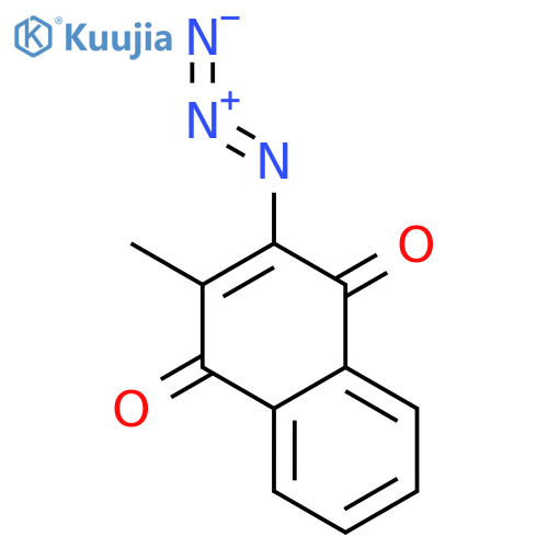 1,4-Naphthalenedione,2-azido-3-methyl- structure