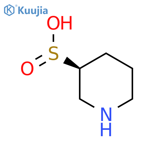 (3S)-piperidine-3-sulfinic acid structure