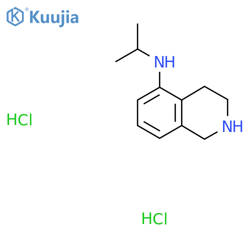 N-(propan-2-yl)-1,2,3,4-tetrahydroisoquinolin-5-amine dihydrochloride structure