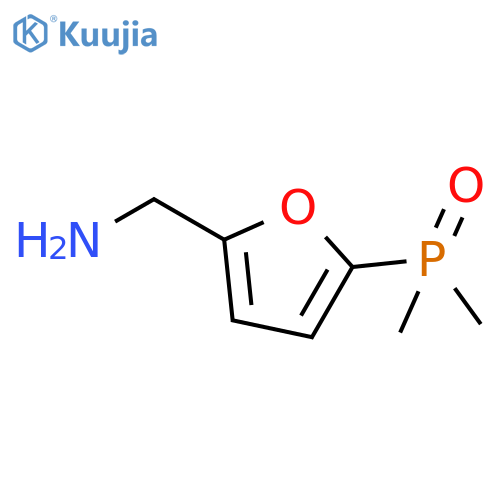 5-(dimethylphosphoryl)furan-2-ylmethanamine structure