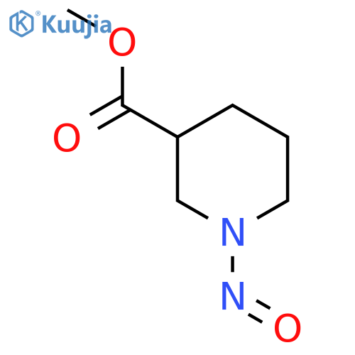 Methyl 1-nitrosopiperidine-3-carboxylate structure