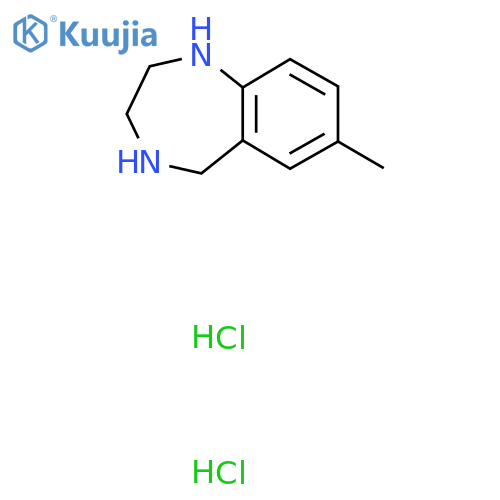 7-methyl-2,3,4,5-tetrahydro-1H-1,4-benzodiazepine dihydrochloride structure