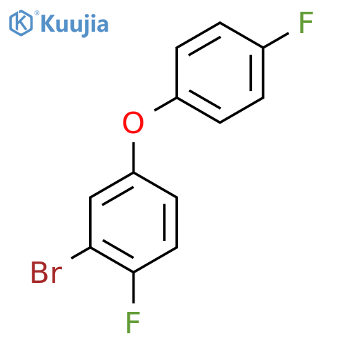 2-Bromo-1-fluoro-4-(4-fluorophenoxy)benzene structure