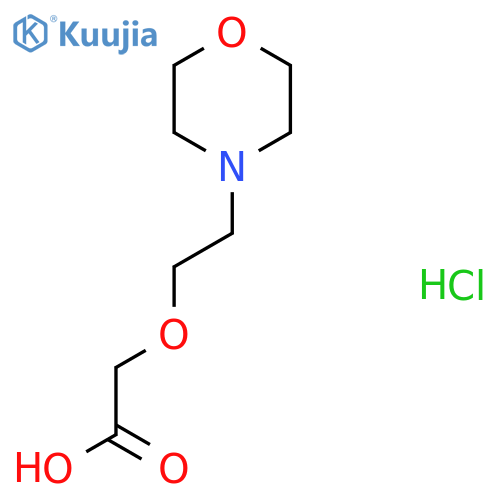 2-2-(morpholin-4-yl)ethoxyacetic acid hydrochloride structure