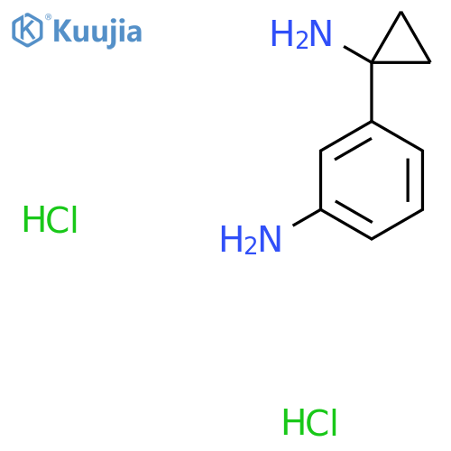 3-(1-Aminocyclopropyl)aniline dihydrochloride structure
