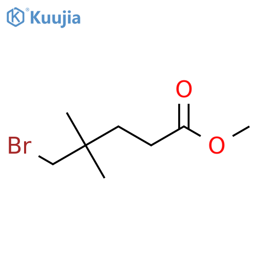 Methyl 5-bromo-4,4-dimethylpentanoate structure