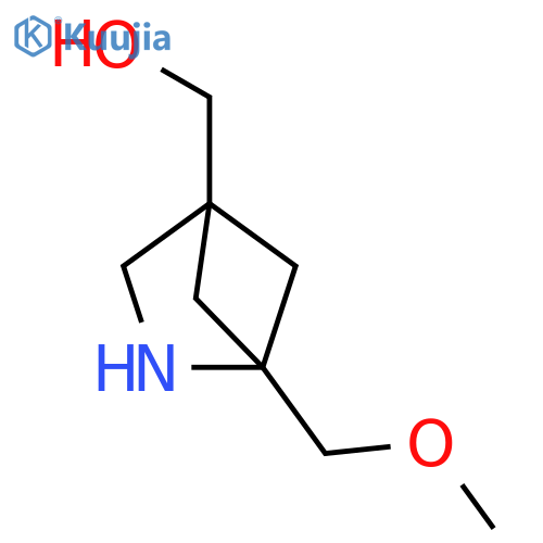 1-(methoxymethyl)-2-azabicyclo2.1.1hexan-4-ylmethanol structure