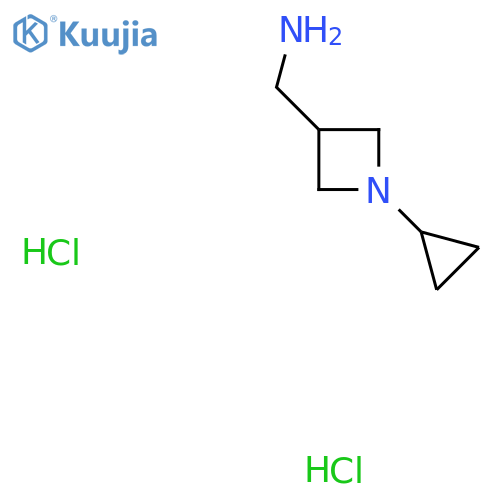 1-(1-Cyclopropylazetidin-3-yl)methanamine dihydrochloride structure